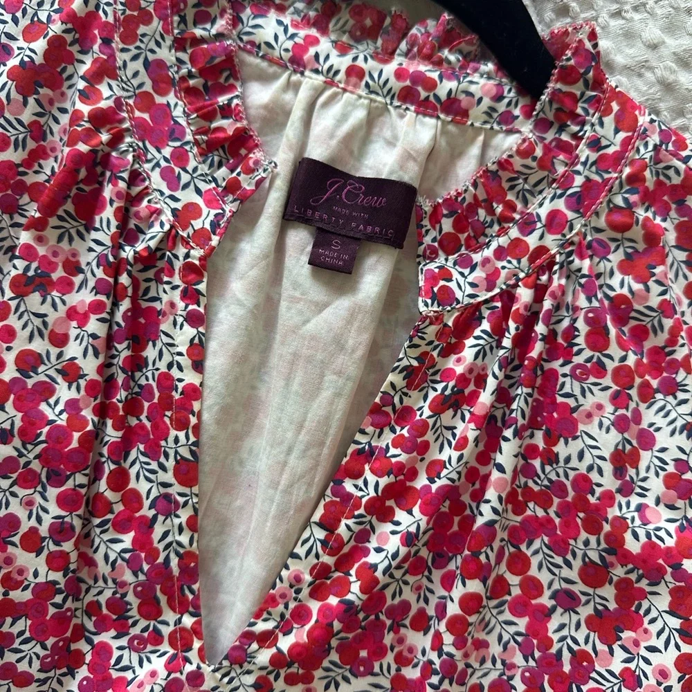 JCREW Liberty floral dress sz S - Picture 2 of 8